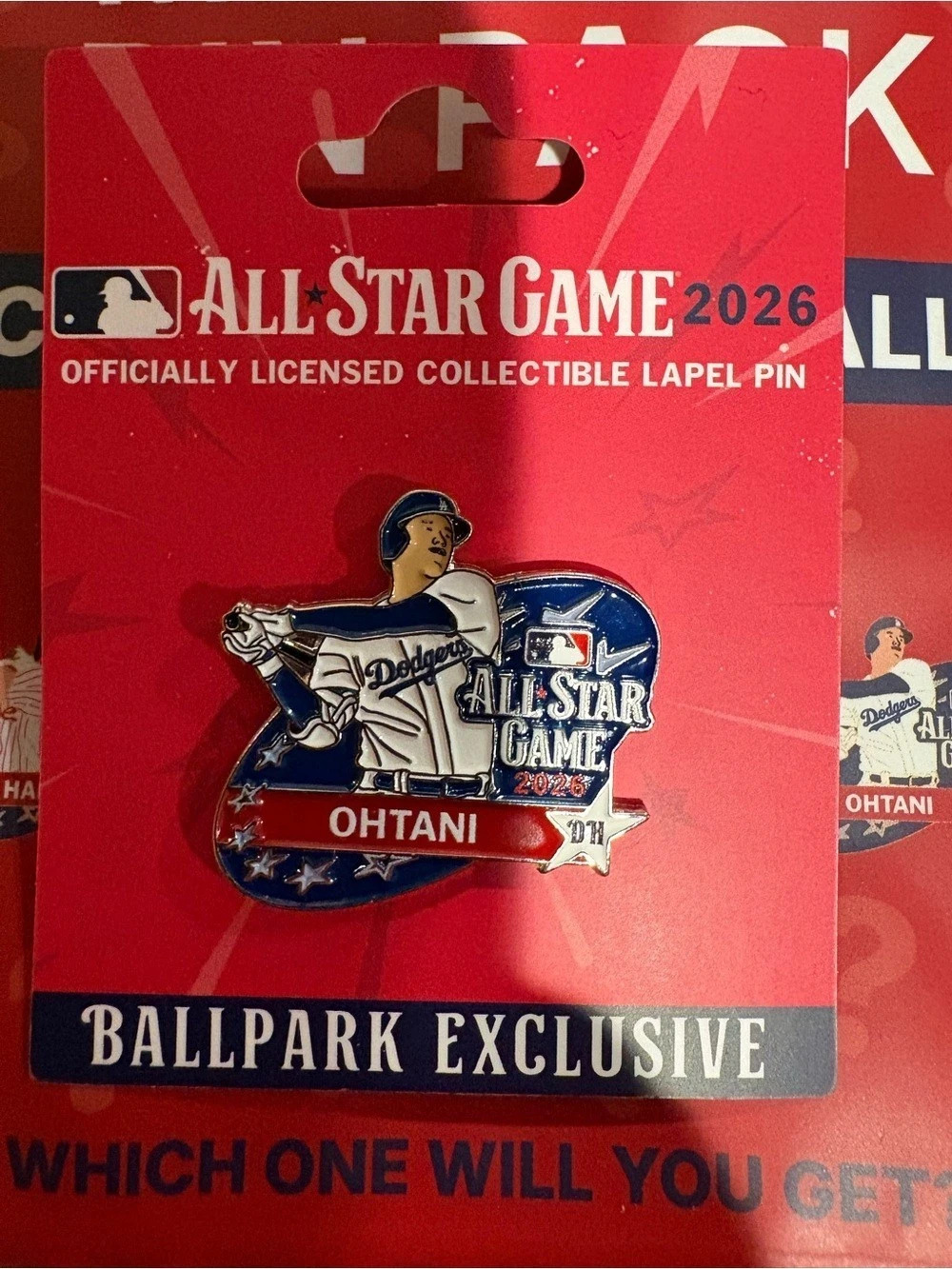 MLB All Star Game 2026 Philadelphia Mystery Pin - Shohei Ohtani
